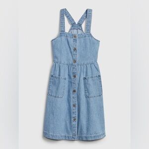Gap kids girls Denim Button-Down Dress